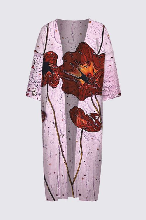 Elani Kimono - Pink Poppi