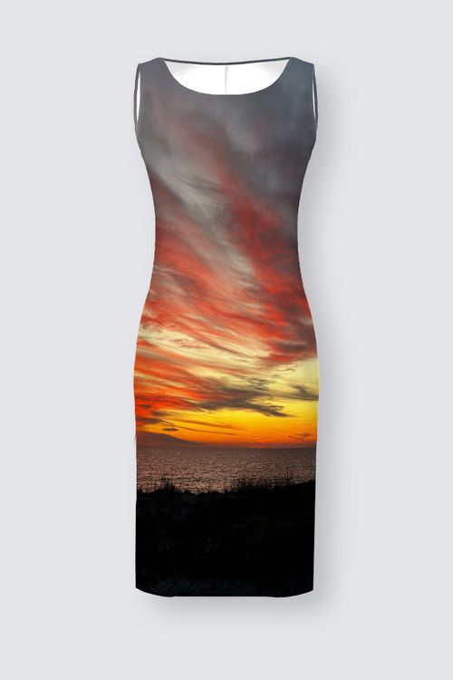 Anais Dress - Sunset at Longboat Key