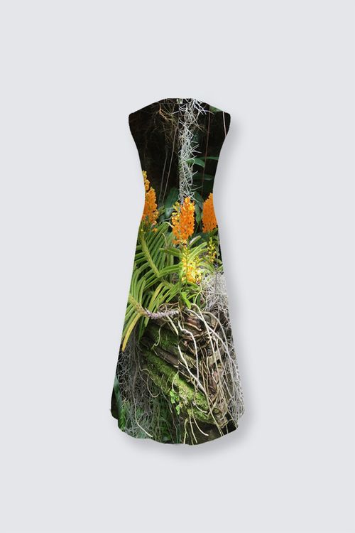 Lena Dress - Luscious Tangerine