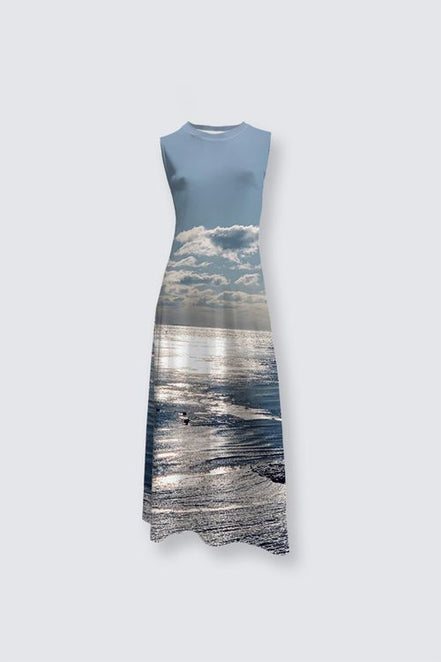 Lena Dress - Birds at Sunrise