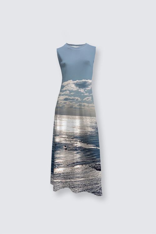 Lena Dress - Birds at Sunrise