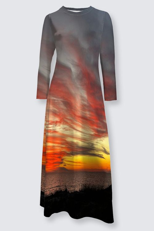 Liliana Maxi Dress - Sunset at Longboat Key