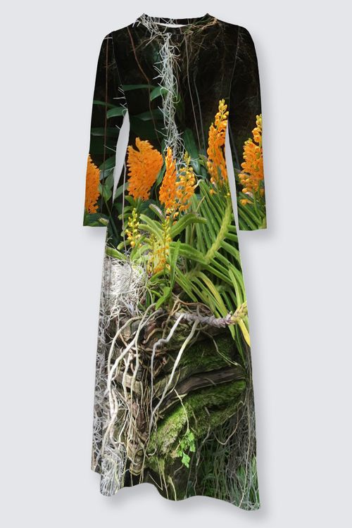 Liliana Maxi Dress - Luscious Tangerine