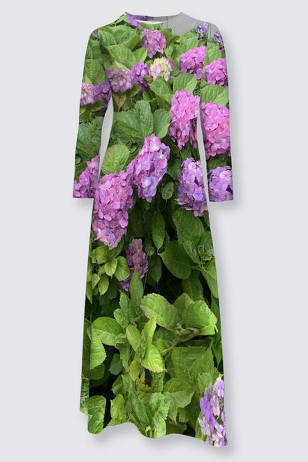 Liliana Maxi Dress - Hydrangea Haven