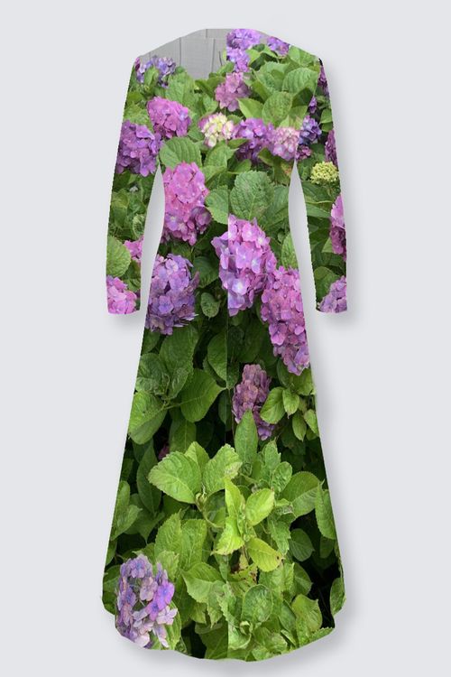 Liliana Maxi Dress - Hydrangea Haven