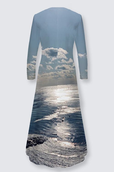 Liliana Maxi Dress - Birds at Sunrise