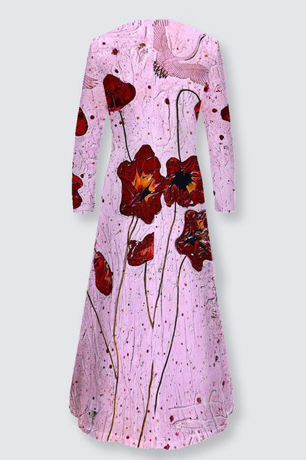 Liliana Maxi Dress - Pink Poppi