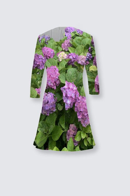 Laura Flare Dress - Hydrangea Haven
