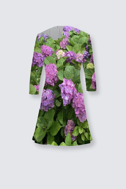 Laura Flare Dress - Hydrangea Haven