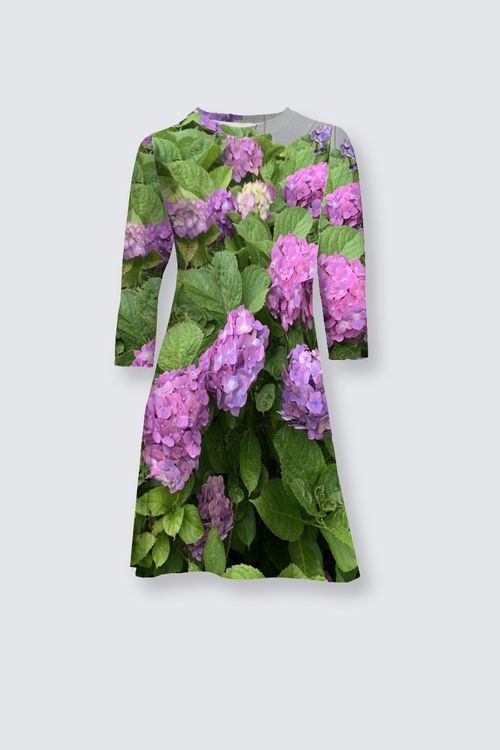 Laura Flare Dress - Hydrangea Haven