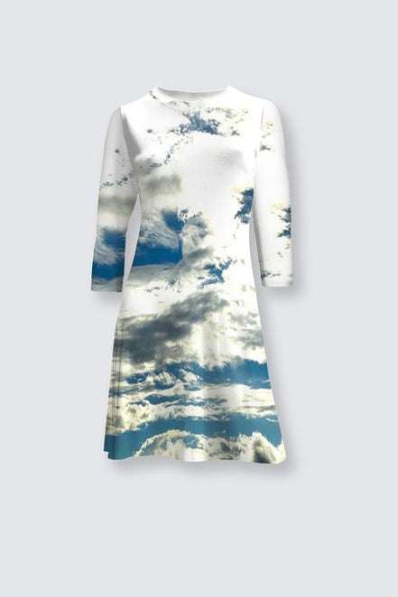 Laura Flare Dress - Bay Moon