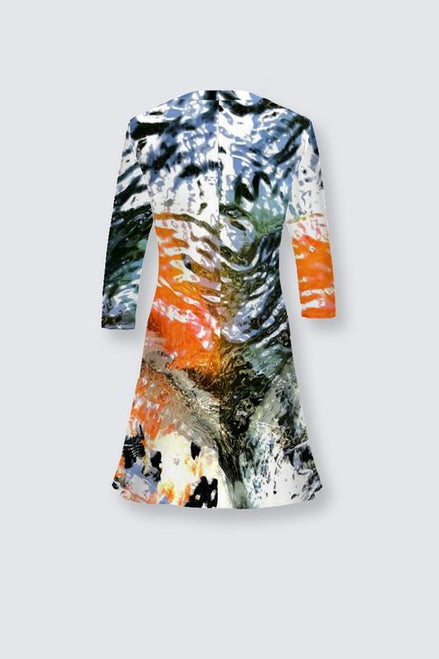 Laura Flare Dress - Koi