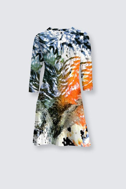 Laura Flare Dress - Koi