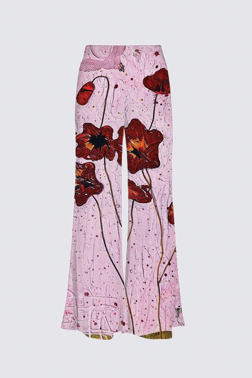 Carla Palazzo Pants - Pink Poppi