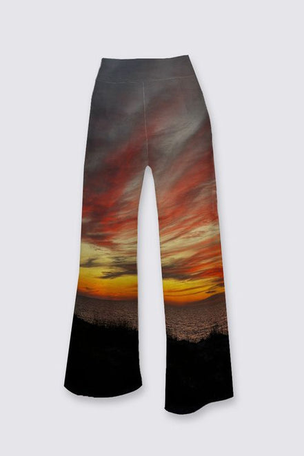 Carla Palazzo Pants - Sunset at Longboat Key