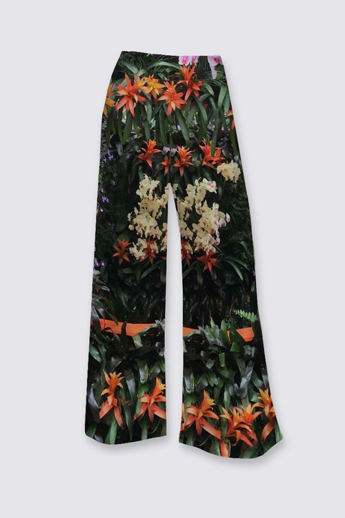 Carla Palazzo Pants - Flowers Galore