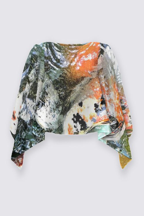 Scarlet Shawl - Koi