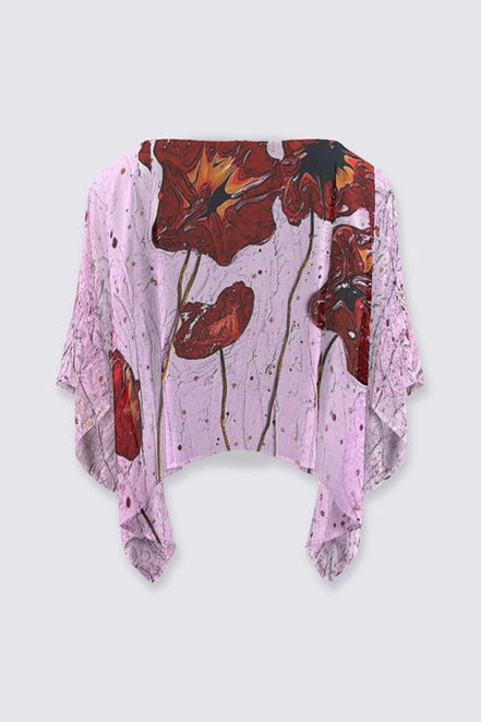 Scarlet Shawl - Pink Poppi