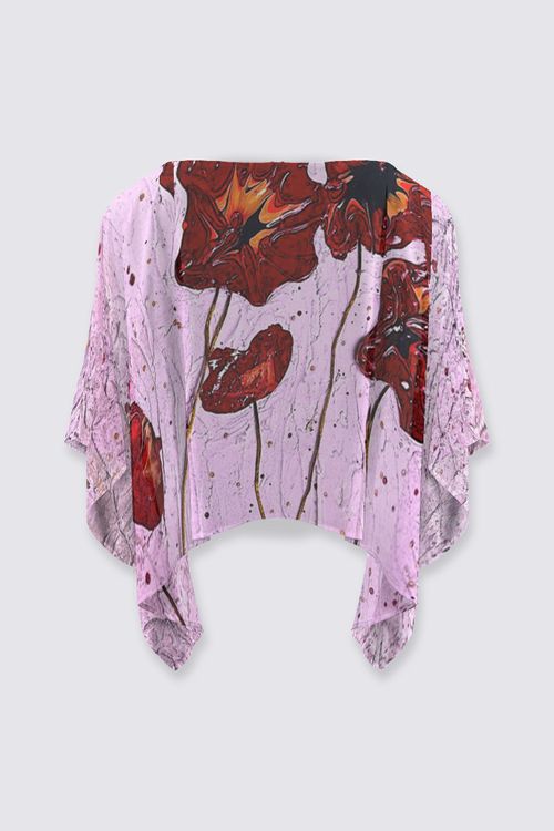 Scarlet Shawl - Pink Poppi