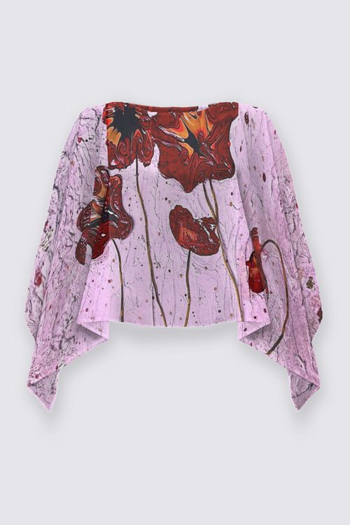 Scarlet Shawl - Pink Poppi