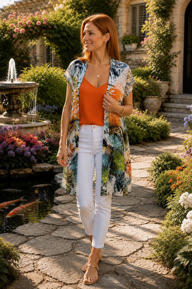 YK Kimono Wrap - Koi