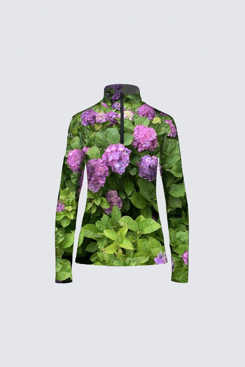 Hydrangea Haven Jamie Black Zip Top image 0
