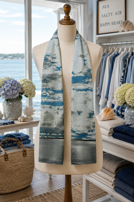 Aspen (Sweater Knit) Scarf - Bay Moon