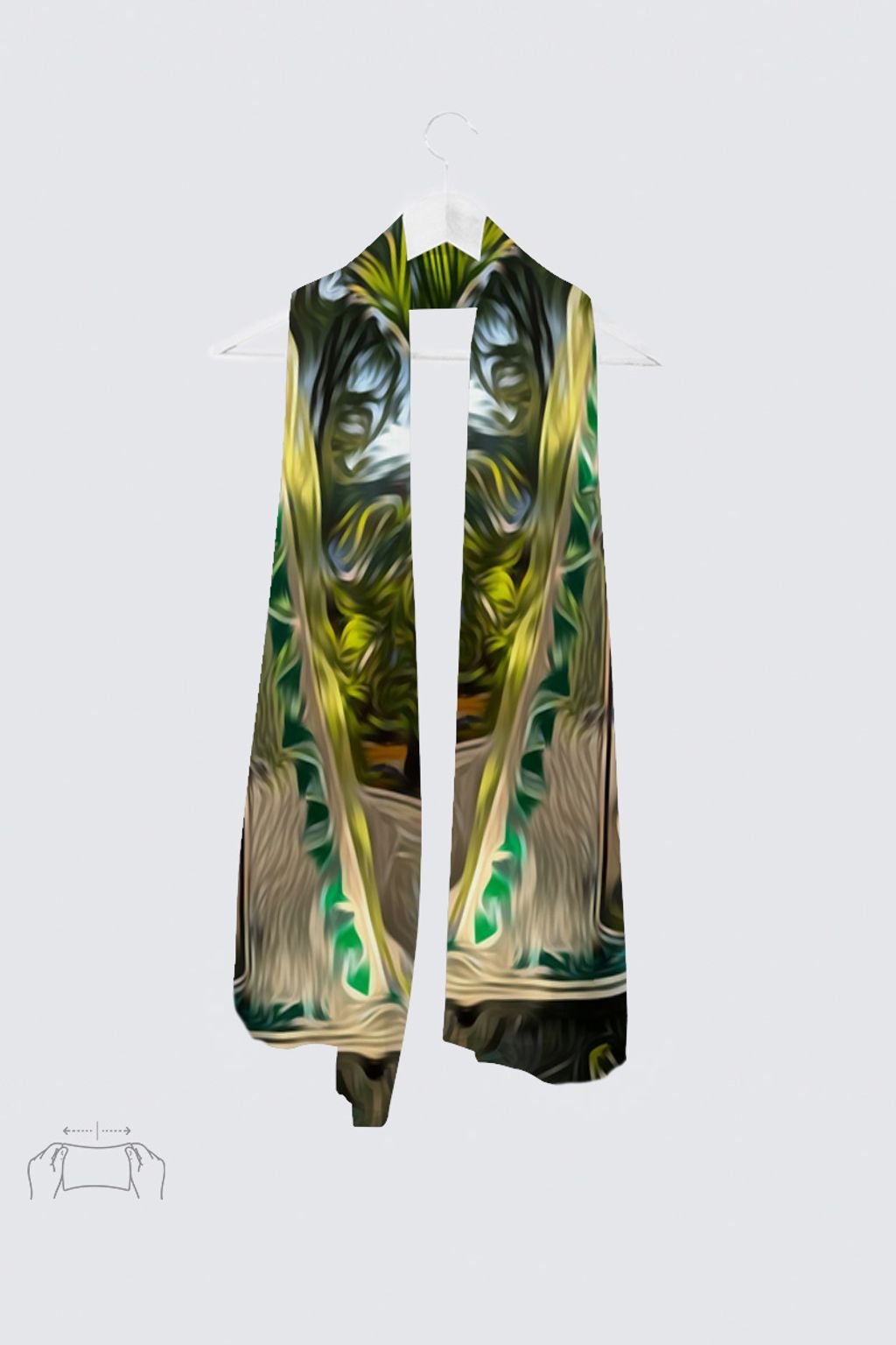 Whimsy Sail Vivienne In Knit Chiffon Scarf image 0