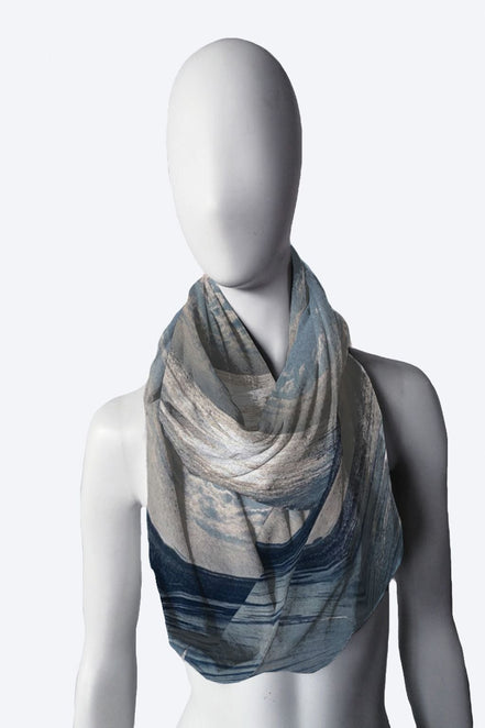 Birds at Sunrise Sweater Knit Nora Infinity Scarf image 0