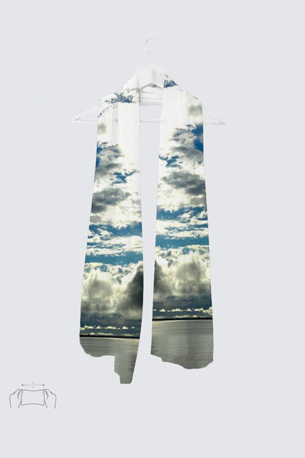Bay Moon Vivienne In Knit Chiffon Scarf image 0