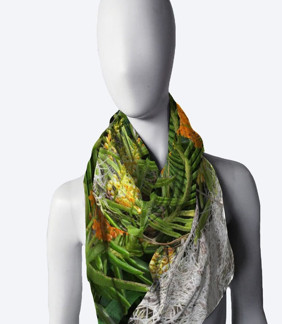 Luscious Tangerine Sweater Knit Nora Infinity Scarf image 0