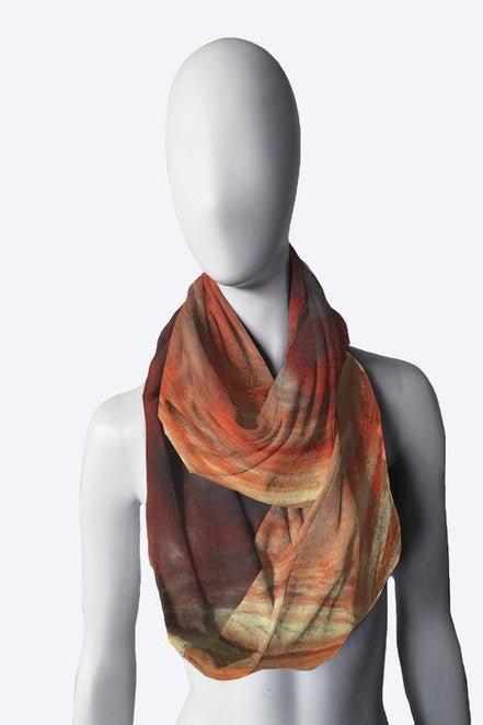 Sunset at Longboat Key Sweater Knit Nora Infinity Scarf image 0