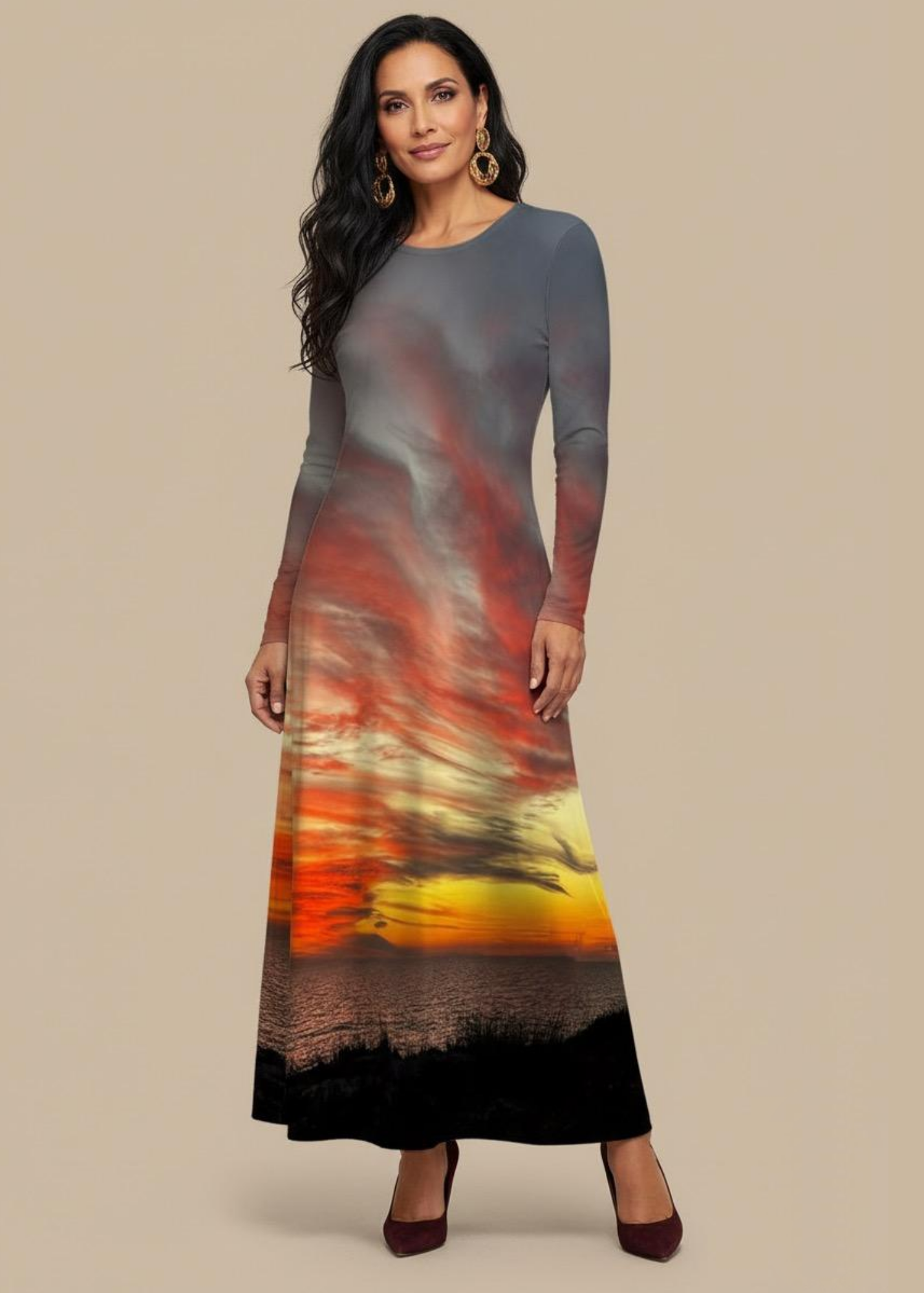 Liliana Maxi Dress - Sunset at Longboat Key