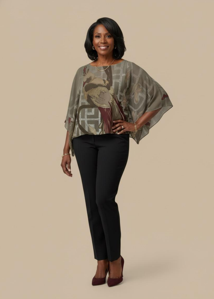 Scarlet Shawl - Perch of Beauty