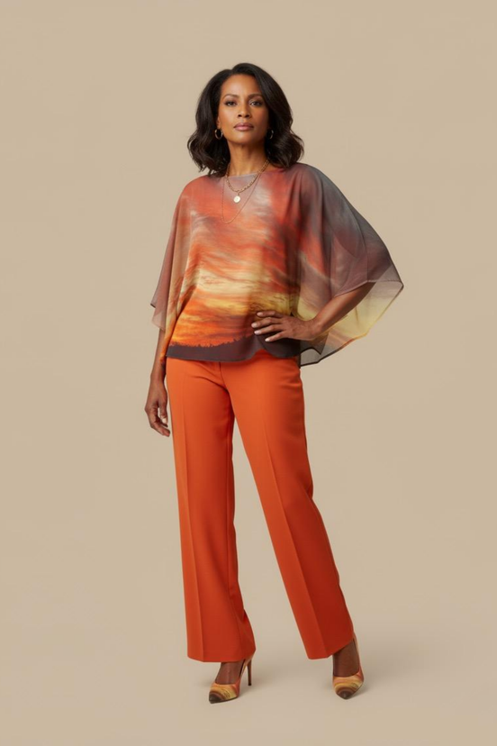 Scarlet Shawl - Sunset at Longboat Key