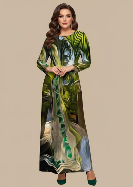 Liliana Maxi Dress - Whimsy Sail