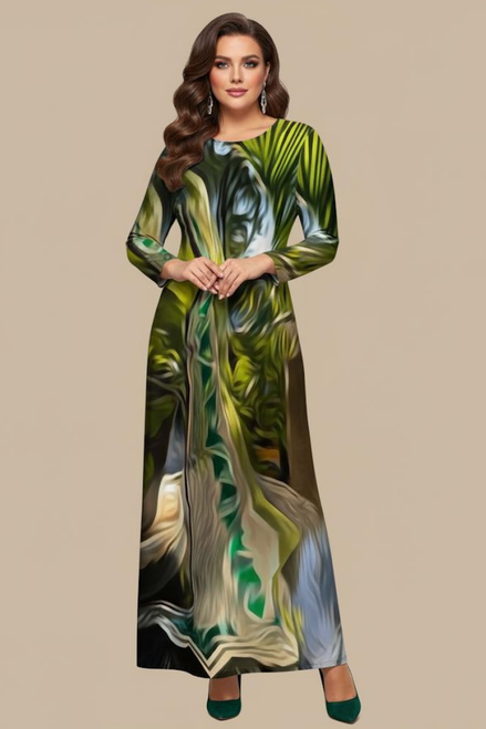 Liliana Maxi Dress - Whimsy Sail