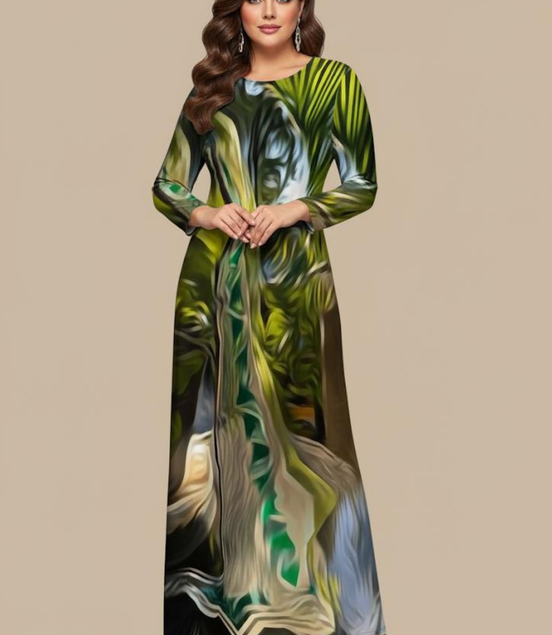 Vestido largo Liliana - Whimsy Sail