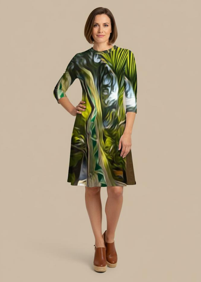 Laura Flare Dress - Whimsy Sail