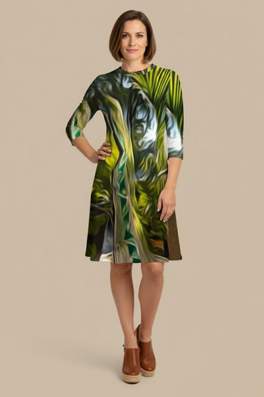 Laura Flare Dress - Whimsy Sail