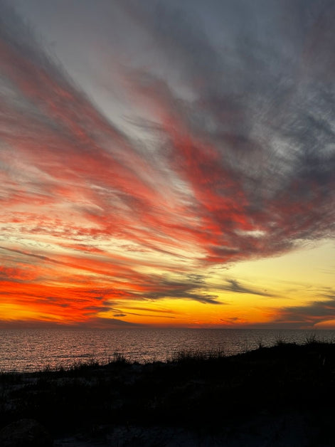 Sunset at Longboat Key Sweater Knit Nora Infinity Scarf image 2
