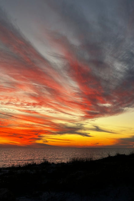 Sunset at Longboat Key Sweater Knit Nora Infinity Scarf image 2