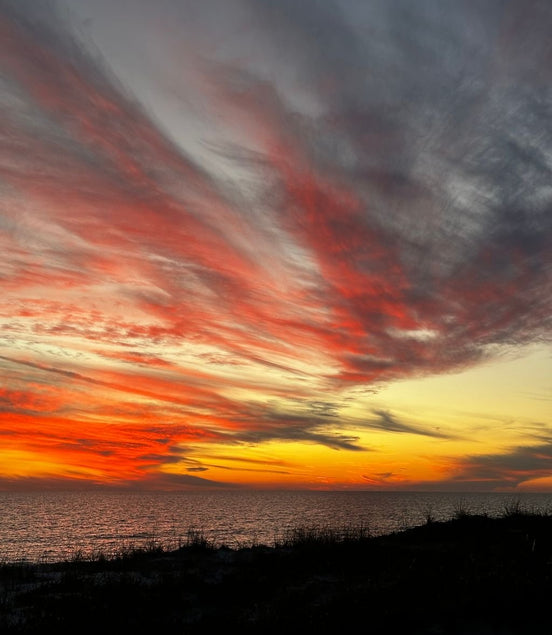 Sunset at Longboat Key Sweater Knit Nora Infinity Scarf image 2